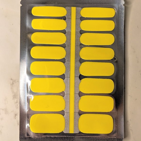 5 for $20 Nail Wrap - Pineapple Yellow - Picture 2 of 8